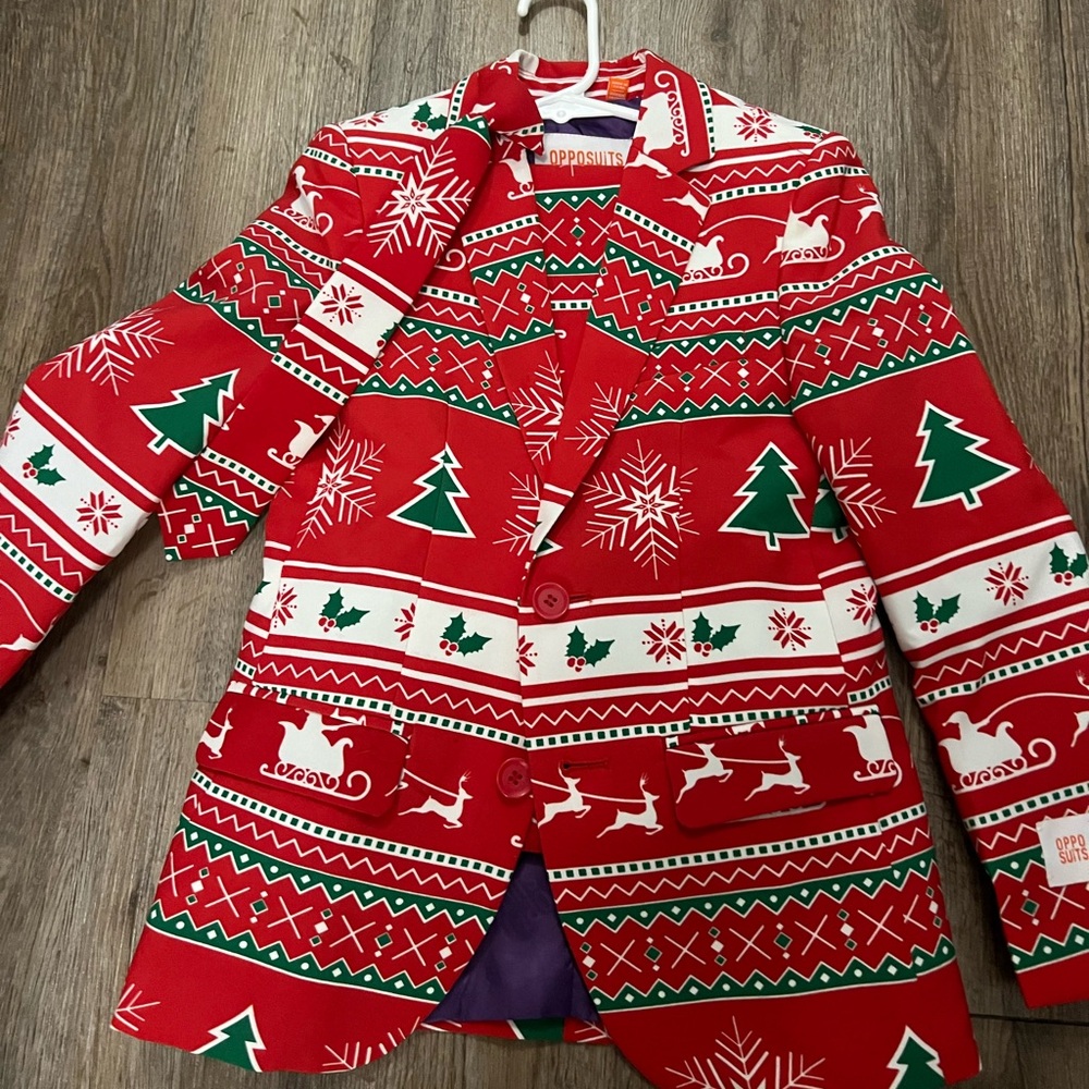 OppoSuit Christmas, tie and pants